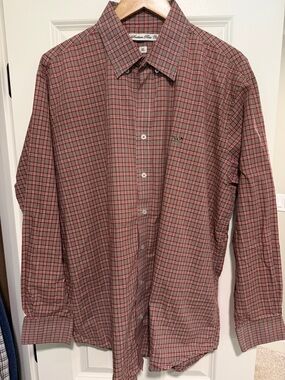 Southern Point Co Men’s Red Plaid Button-Down Shirt XL
